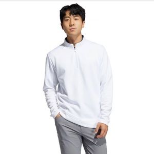 Adidas Quarter Zip White
